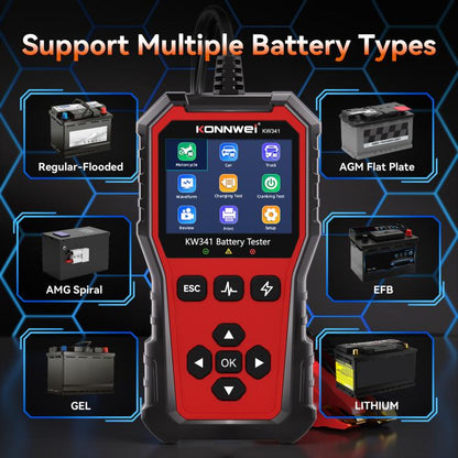 KONNWEI OBDII EOBD CAN Engine Code Reader Car Diagnostic Tool 13 Languages, KW341