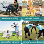 Casual Picnic Sketching Handrest Backrest Fishing Portable Beach Chair, Beach Chair