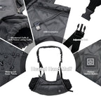 Outdoor Camping USB Heated Smart Warm Handbag, Handbag(Black), Handbag(Khaki), Smart Warm Handbag