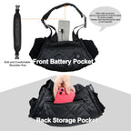 Outdoor Camping USB Heated Smart Warm Handbag, Handbag(Black), Handbag(Khaki), Smart Warm Handbag