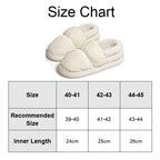 Winter Home Waterproof Thick-soled Cotton Shoes Plush Warm Cotton Slippers, 40-41, 42-43, 44-45, 36-37, 38-39