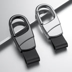 Metal Waist Hang Car Key Chain Simple Lock Pendant