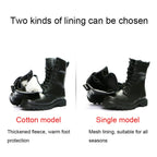 FB-001 Winter Outdoor Training Windproof and Warm Boots, Spec:, Standard, Steel Toe, Steel Toe+Sole, Wool Steel Toe+Sole, Cowhide