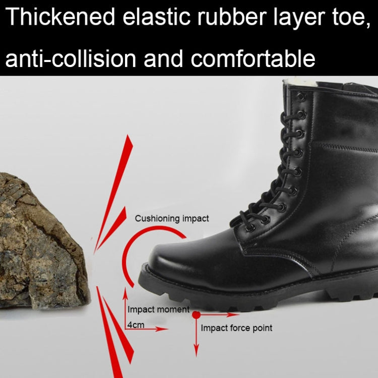 FB-001 Winter Outdoor Training Windproof and Warm Boots, Spec:, Standard, Steel Toe, Steel Toe+Sole, Wool Steel Toe+Sole, Cowhide