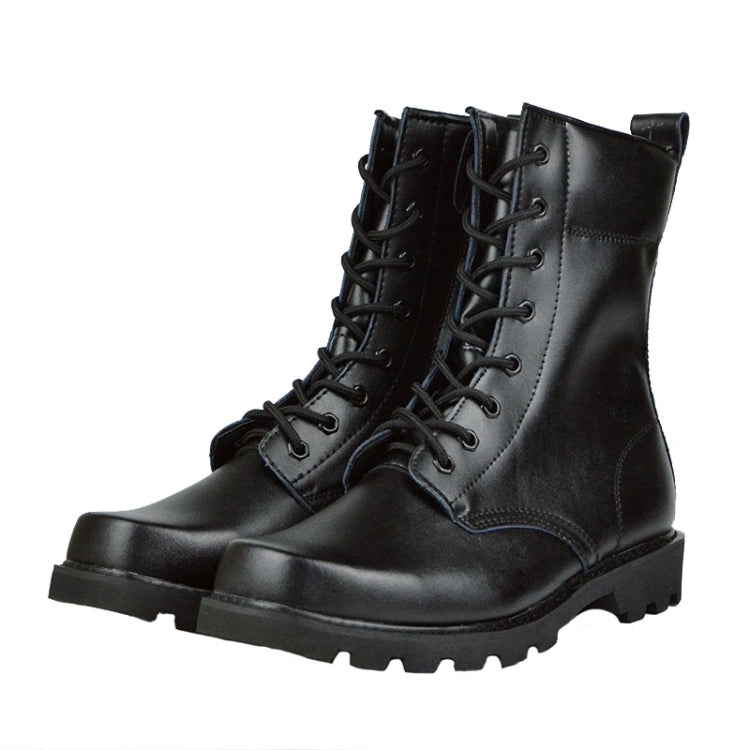 FB-001 Winter Outdoor Training Windproof and Warm Boots, Spec:, Cowhide Wool