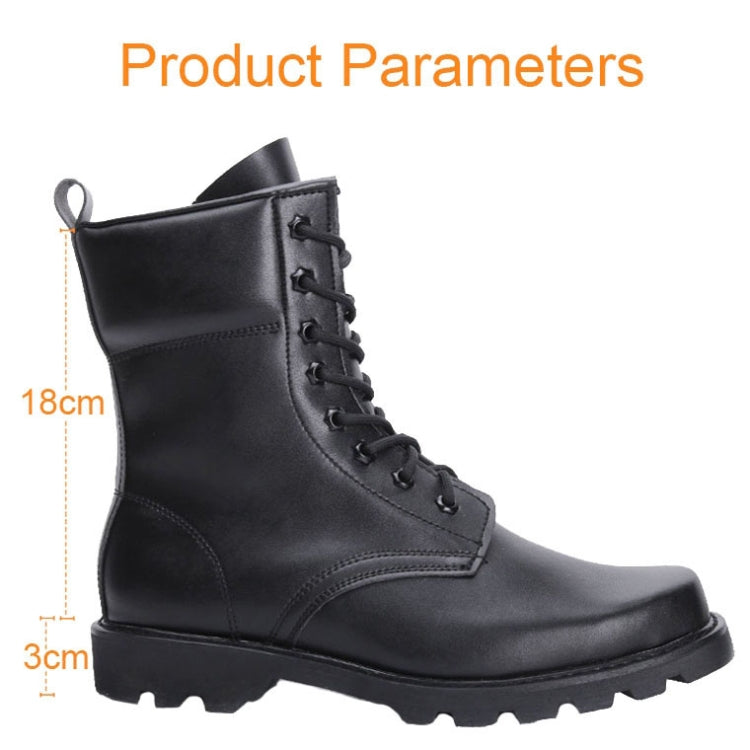 FB-001 Winter Outdoor Training Windproof and Warm Boots, Spec:, Cowhide Wool
