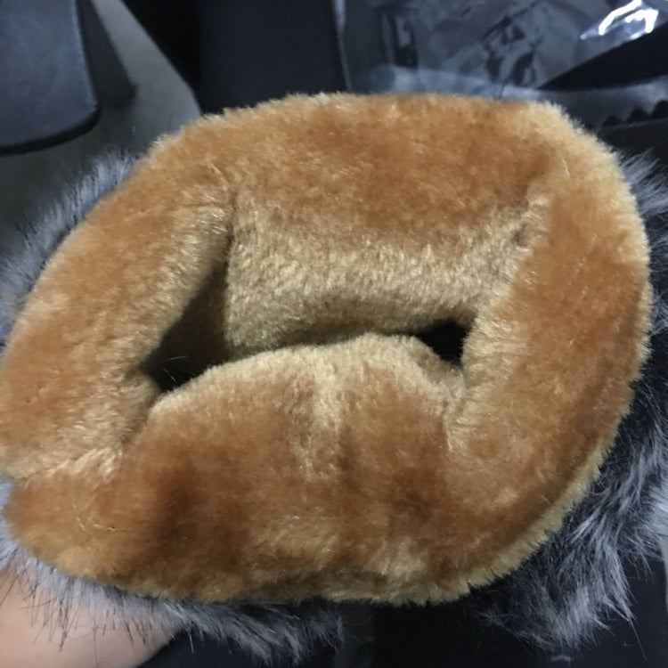 Women Mid-calf Snow Boots Thick-soled Faux Rabbit Fur Cotton Boots, 35, 36, 37, 38, 39, 40, 41, 42