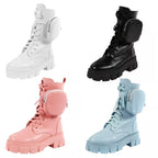 Autumn and Winter Retro Thick-soled Muffin Heel Martin Boots, 35, 36, 37, 38, 39, 40, 41, 42, 43