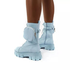 Autumn and Winter Retro Thick-soled Muffin Heel Martin Boots, 35, 36, 37, 38, 39, 40, 41, 42, 43