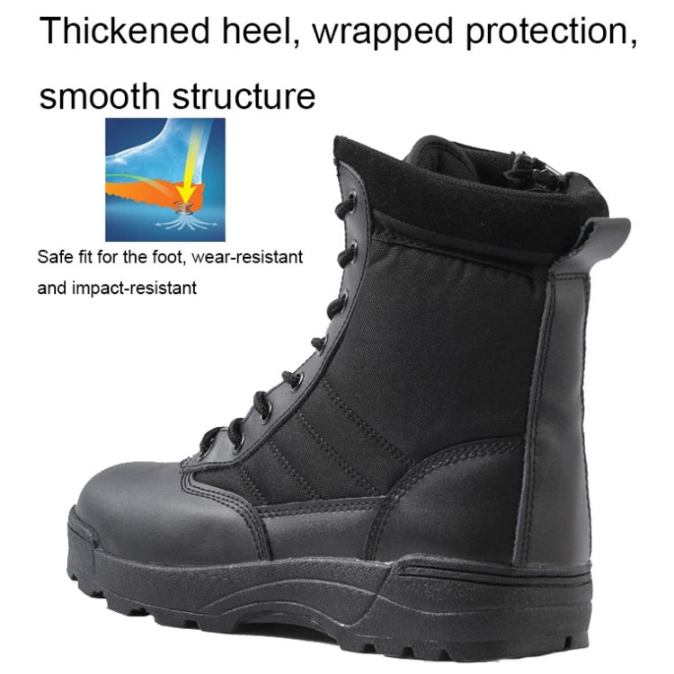 JL-098 Spring and Autumn Outdoor Sports Anti-slip Wear-resistant Training Boots, Black, Green, Sand Color