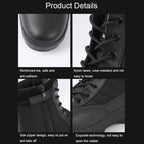 JL-098 Spring and Autumn Outdoor Sports Anti-slip Wear-resistant Training Boots, Black, Green, Sand Color