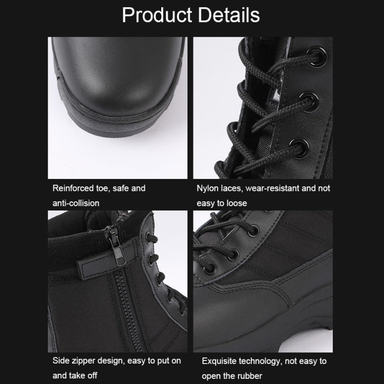 JL-098 Spring and Autumn Outdoor Sports Anti-slip Wear-resistant Training Boots, Black, Green, Sand Color