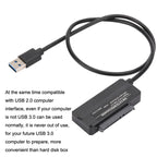 USB3.0 To SATA Cable USB3.0 Easy Drive Line Hard Drive Line, Cable Length:, 45cm