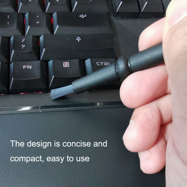 2 Sets Anti-static Brush Portable Handle Clean Keyboard Brush Kit, 5 In 1