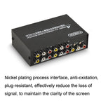 FJGEAR FJ-401AV Lotus Head Interface 4-way AV Audio and Video Switcher, FJ-401AV