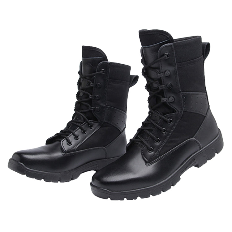 17 Outdoor Sports Wear-resistant Training Boots High-top Outdoor Hiking Boots, Spec:, Standard, Ultra Light, Wool, Cowhide, Cowhide Wool
