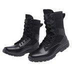 17 Outdoor Sports Wear-resistant Training Boots High-top Outdoor Hiking Boots, Spec:, Standard, Ultra Light, Wool, Cowhide, Cowhide Wool