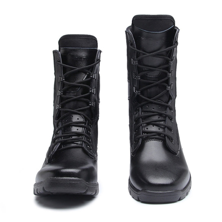 17 Outdoor Sports Wear-resistant Training Boots High-top Outdoor Hiking Boots, Spec:, Standard, Ultra Light, Wool, Cowhide, Cowhide Wool
