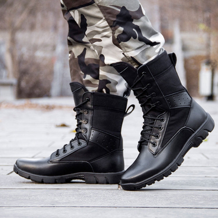 17 Outdoor Sports Wear-resistant Training Boots High-top Outdoor Hiking Boots, Spec:, Standard, Ultra Light, Wool, Cowhide, Cowhide Wool