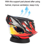 Multi-functional Motorcycle Helmet Support Pad Protective Anti-slip Mat, Black