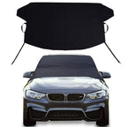 600D Oxford Cloth Car Snow Block Waterproof Windshield Coverings, S 190 x 107cm, L 220 x 140cm, With Magnetic S, With Magnetic L