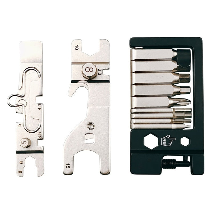 BIKERSAY Bicycle Multifunctional Wrench Folding Repair Tool Set, BIKERSAY BT004