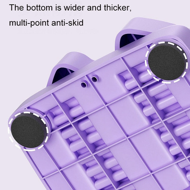 Folding Stretching Board Magnet Massage Inclined Pedal, Lilac Purple (ABS), Sakura Pink (ABS), Lilac Purple (Magnet PP), Sakura Pink (Magnet PP)
