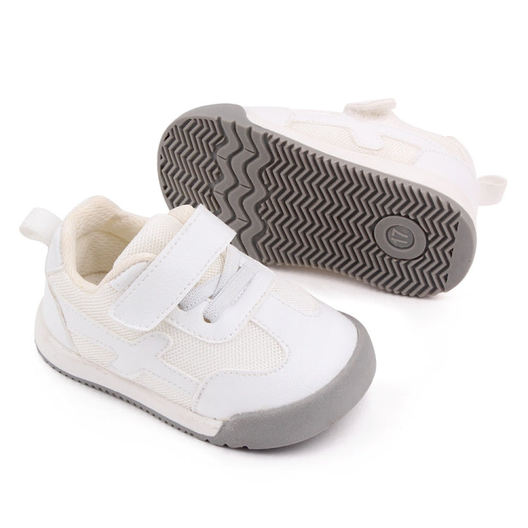 D2678 Autumn Baby Shoes Super Skin Children Sport White Shoees, 15, 16, 17, 18, 19, 20