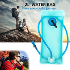 2L Outdoor Drinking Water Bag Environmental Protection Sports Riding Folding Water Bag, Printed 2L, Switch 2L