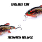 LB72 8cm/10.9g Lure Painted Floating Bionic Lure Rattle Pearl False Lure, LB72 1, LB72 2, LB72 3