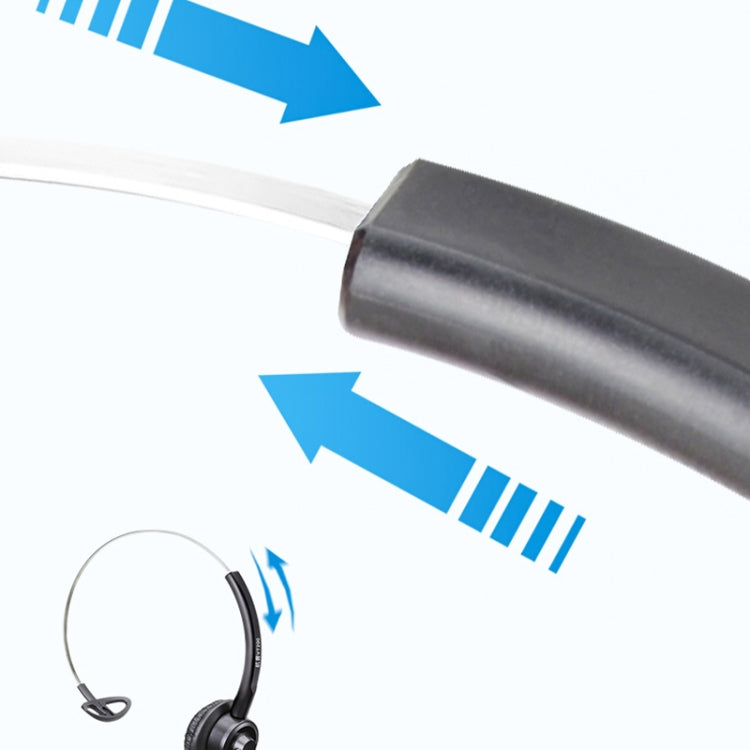 VT200 SIngles Ear Telephone Headset Operator Headset With Mic,Spec:, Type-C With Answer Key, Crystal Head 6-wire Sequence, 3.5mm Single Plug To USB