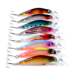 M0137 8cm/6.3g Submerged Mino Roadrunner Bait Bionic Plastic Hard Bait, M0137 1, M0137 2, M0137 3, M0137 4, M0137 5, M0137 6, M0137 7, M0137 8