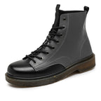 JL-MR062 Men Martin Boots High-Top Lace Biker Work Shoes, 39, 40, 41, 42, 43, 44