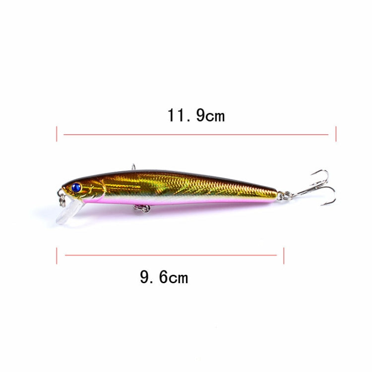 5 PCS M0205 9.6cm/9.8g Minnow Bionic Fake Bait Plastic Floating Hard Bait, M0205 1, M0205 2, M0205 3, M0205 4, M0205 5, M0205 6