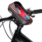 WILD MAN ES16 0.5L EVA Hard Shell Waterproof Touch Screen Bicycle Handlebar Bag, ES16 (Red), ES16 (Black), ES16 (Grey), ES16 (Blue)