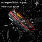WILD MAN ES16 0.5L EVA Hard Shell Waterproof Touch Screen Bicycle Handlebar Bag, ES16 (Red), ES16 (Black), ES16 (Grey), ES16 (Blue)