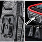 WILD MAN ES16 0.5L EVA Hard Shell Waterproof Touch Screen Bicycle Handlebar Bag, ES16 (Red), ES16 (Black), ES16 (Grey), ES16 (Blue)