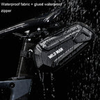 WILD MAN XT7 1.2L Mountain Bike EVA Hard Shell Waterproof Wear-resistant Tail Bag, XT7(Sun), XT7(Twill)
