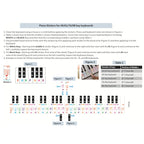 5PCS Children Piano Keyboard Color Stickers Musical Instrument Accessories, QT-005, QT-005-A, QT-0302