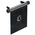 Car Mounted Garbage Bag  Folding Hanging Cleaning Organiser, Titanium Grey, Piano Black