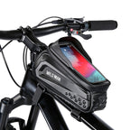 WILD MAN E10 1L Mountain Bike EVA Hard Shell Touch Screen Front Beam Bag, E10