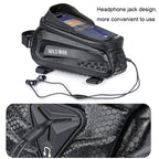 WILD MAN E10 1L Mountain Bike EVA Hard Shell Touch Screen Front Beam Bag, E10