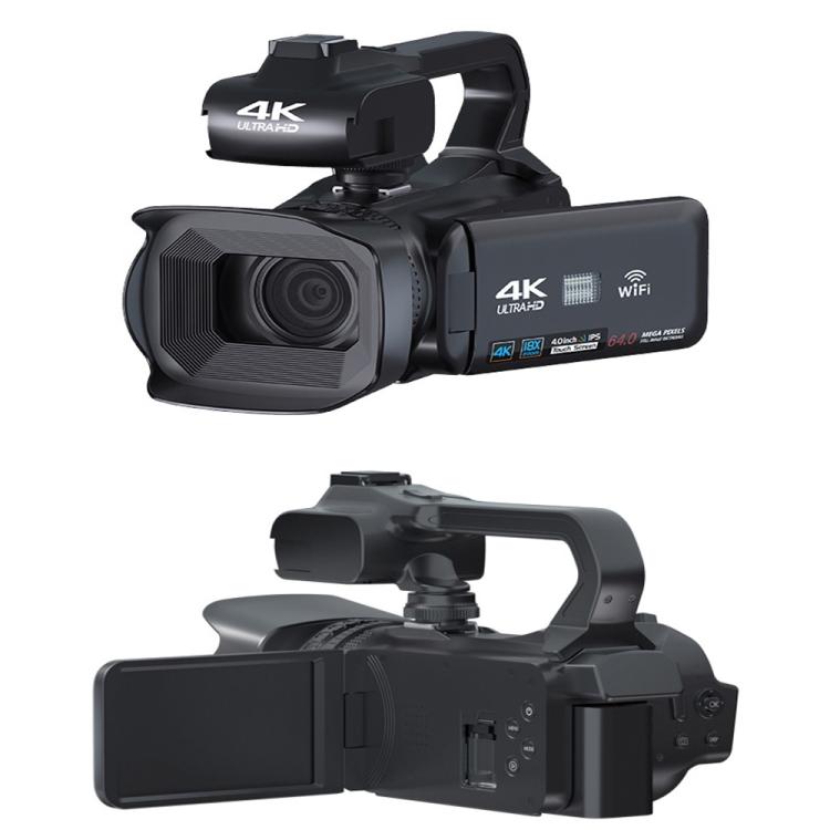 64MP 4-Inch Touch Screen Handheld Digital Video Camera, 4K 16G, 4K 32G, 4K 64G