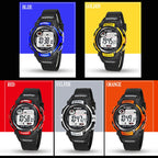 SYNOKE 99569 Children LCD Luminous Waterproof Electronic Sports Watch