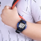 SYNOKE 99569 Children LCD Luminous Waterproof Electronic Sports Watch