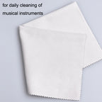 10PCS Wind Guitar Cleaning Cloth Piano Wipe Jean Cloth, Gray