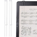 1 Pair PJ1226 Music Spectrum Clipplane Tablature Clip Music Song Clip, Transparent