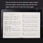 1 Pair PJ1226 Music Spectrum Clipplane Tablature Clip Music Song Clip, Transparent