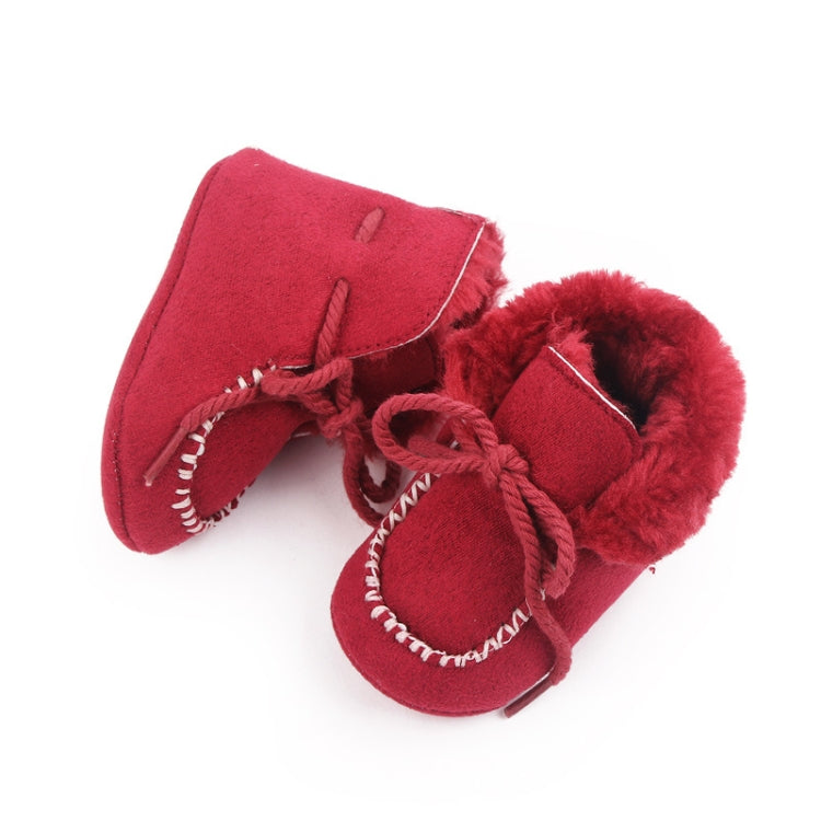 D2245 Winter Warm Baby Cotton Boots Plus Velvet Thickened Baby Walking Shoes, 11cm, 12cm, 13cm