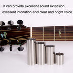 2PCS Stainless Steel Guitar Slide Tube Folk Slide Block, 28mm(Silver), 51mm(Silver), 60mm(Silver), 70mm(Silver), 28mm(Gold), 51mm(Gold), 60mm(Gold), 70mm(Gold), 28mm(Black), 51mm(Black), 60mm(Black), 70mm(Black)